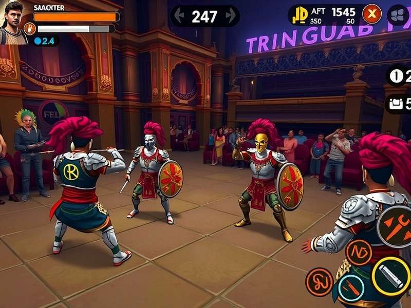 Sanguem Honor Battle esports event with players and audience